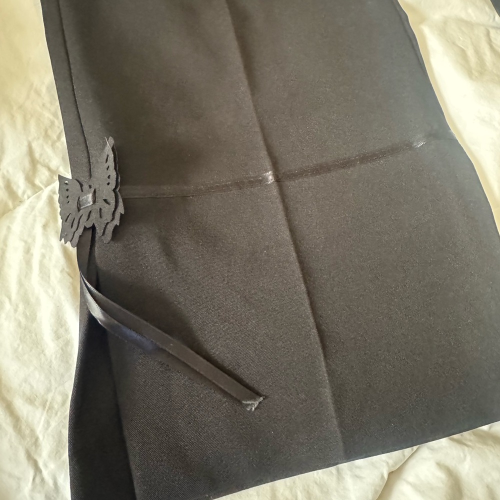 Joseph Ribkoff Elegant Black Wide Leg Trousers - Picture 7 of 7